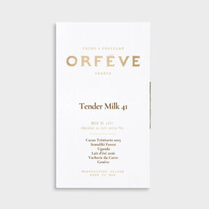 Tender Milk 41 - Chocolat au Lait extra fin
